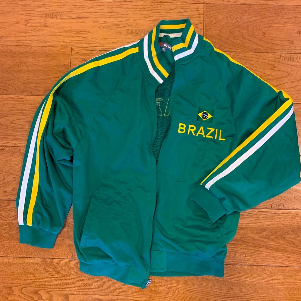 Brazil zip up jacket